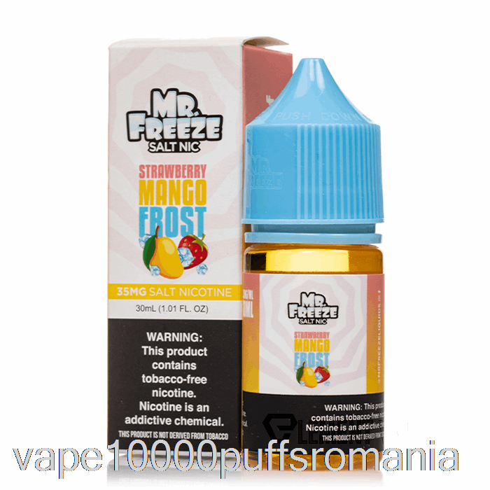Vape Romania Capsuni Mango Frost - Mr Freeze Sare - 30ml 50mg